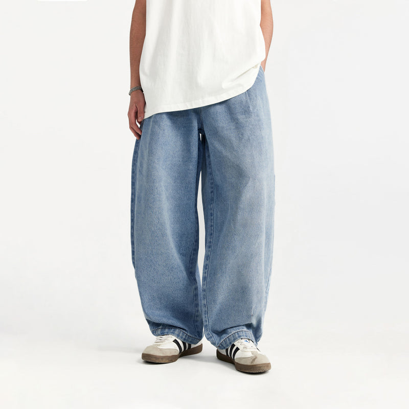 Elastic Baggy Denim 